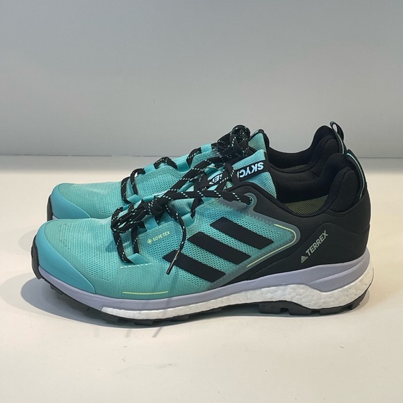 Adidas Wmns Terrex Skychaser 2.0 x Gore Tex Mint Black size wmns 11.5/mens 10.5 - Picture 2 of 7
